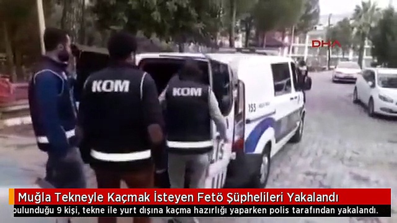 Muğla Tekneyle Kaçmak İsteyen Fetö Şüphelileri Yakalandı