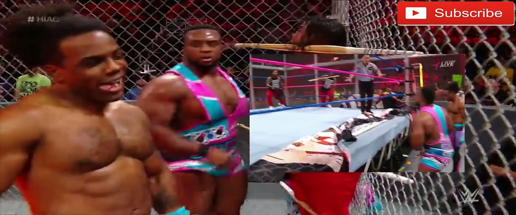 The New Day vs The Usos full match - WWE Hell in a Cell