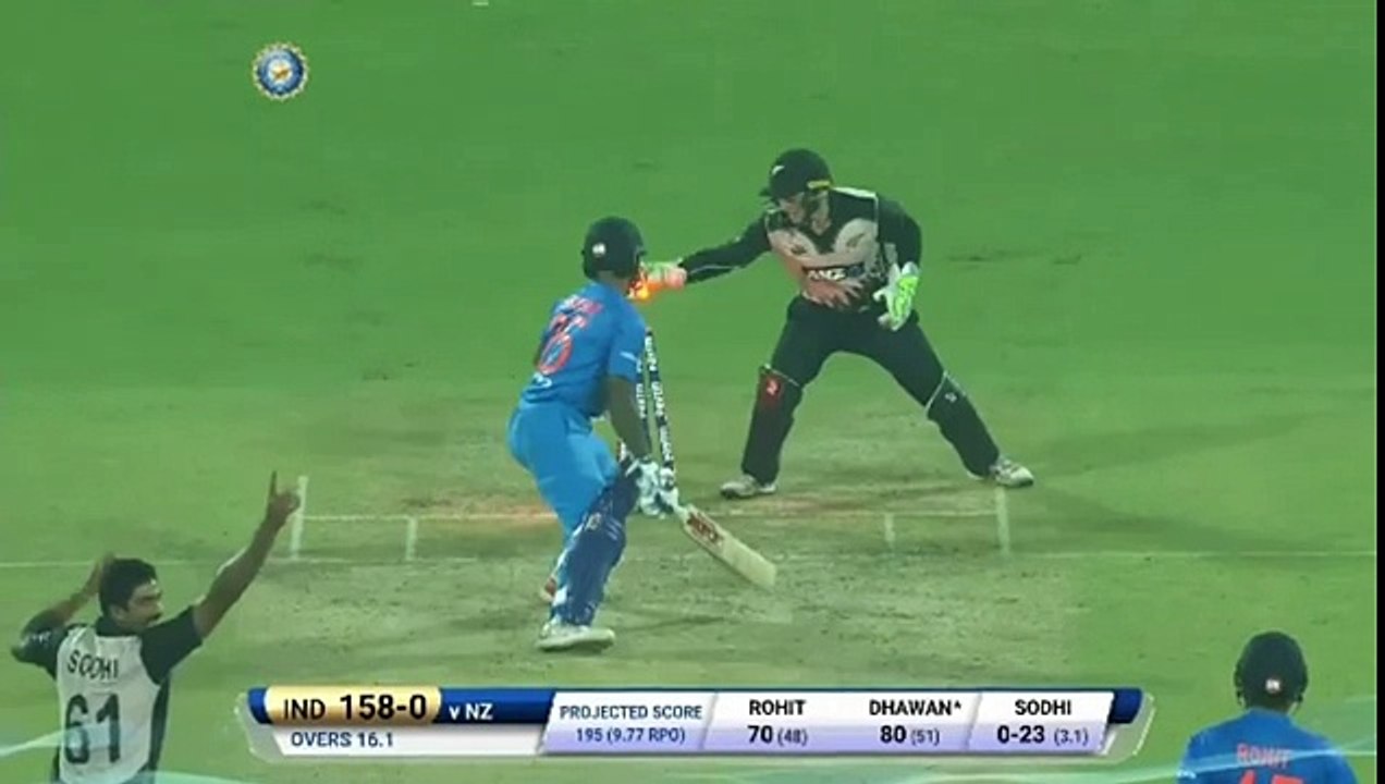 1st T20 India vs New Zealand India fall of wicket full highlights
