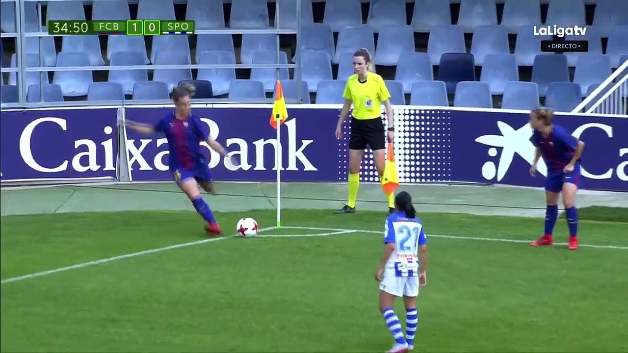 1-0 Patricia Guijarro Goal Spain  Women Superliga - 04.11.2017 FC Barcelona (W) 1-0 SC Huelva (W)