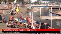 Muğla Marmaris'te 'Pastırma Yazı' Keyfi