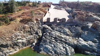 Incredible Drone Compilation Footage Of Repairs On Oroville Dam