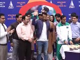 Hasan Ali in University & School visit Gujranwala