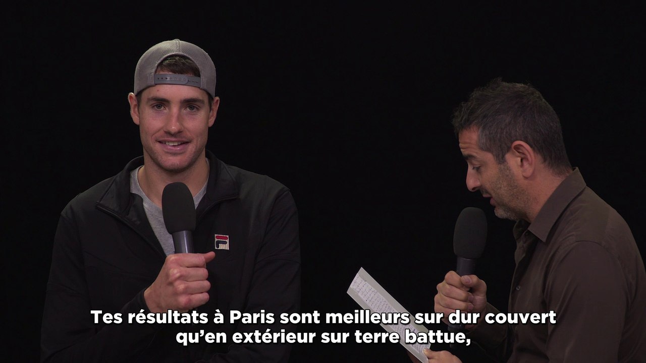 John Isner répond à notre interview Oui ou Non.