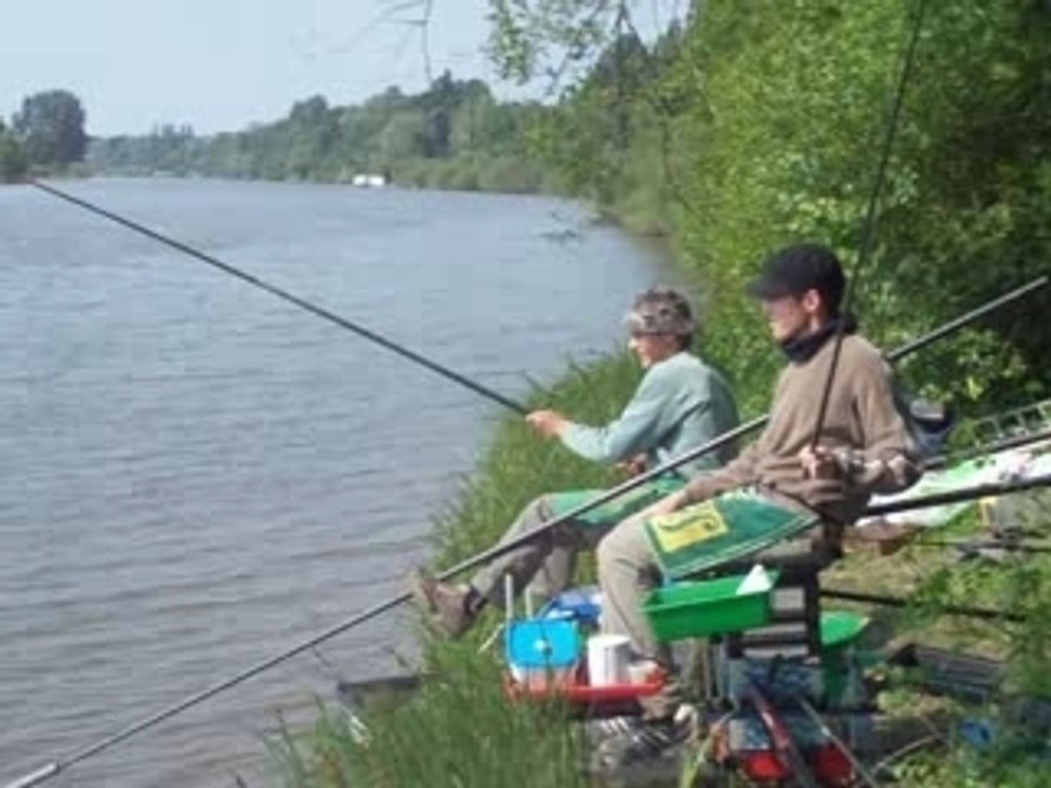 Brochet à la canne au coup