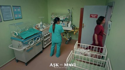 Aşk ve Mavi 34.Bölüm - Servet, bebekleri değiştiriyor!