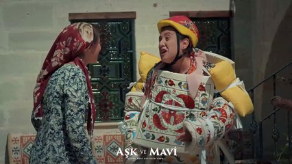 Aşk ve Mavi 35.Bölüm - Hasibe, Birgül’ü dövmek için uğraşıyor!
