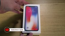 Apple iPhone X - UNBOXING (em Português)