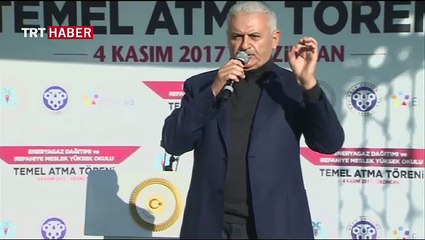 Başbakan'dan Erzincanlılara hızlı tren müjdesi