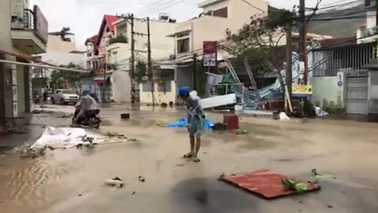 Taifun 'Damrey' erreicht Vietnam vor wichtigem Gipfeltreffen