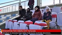 Erzurum'da Yem Ödüllü Cirit Turnuvası