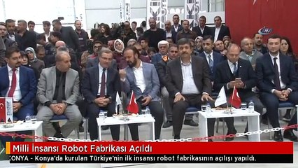 Milli İnsansı Robot Fabrikası Açıldı
