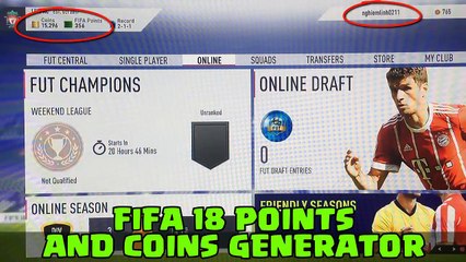 FIFA 18 Hack - FIFA 18 Free Points and Coins 2017(All Devices)