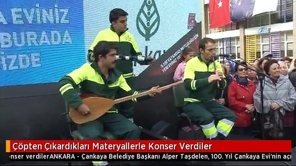 Çöpten Çıkardıkları Materyallerle Konser Verdiler