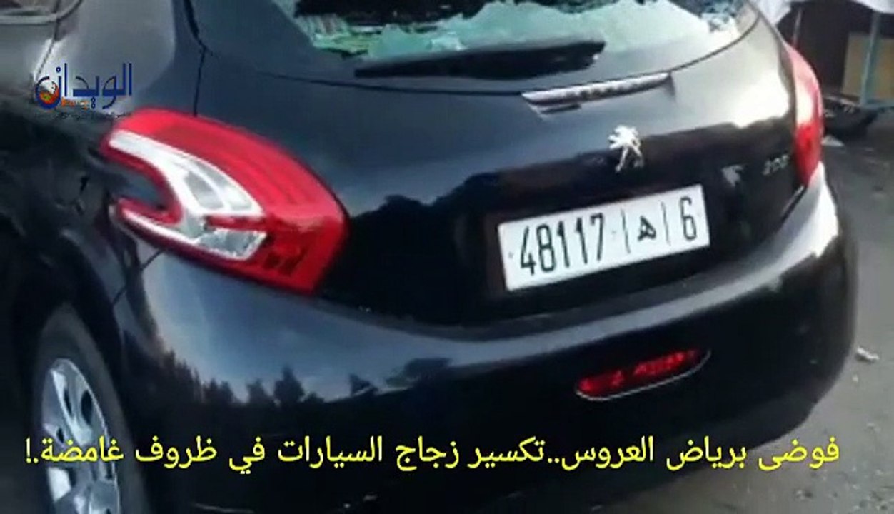 فوضى برياض العروس..تكسير زجاج السيارات في ظروف غامضة