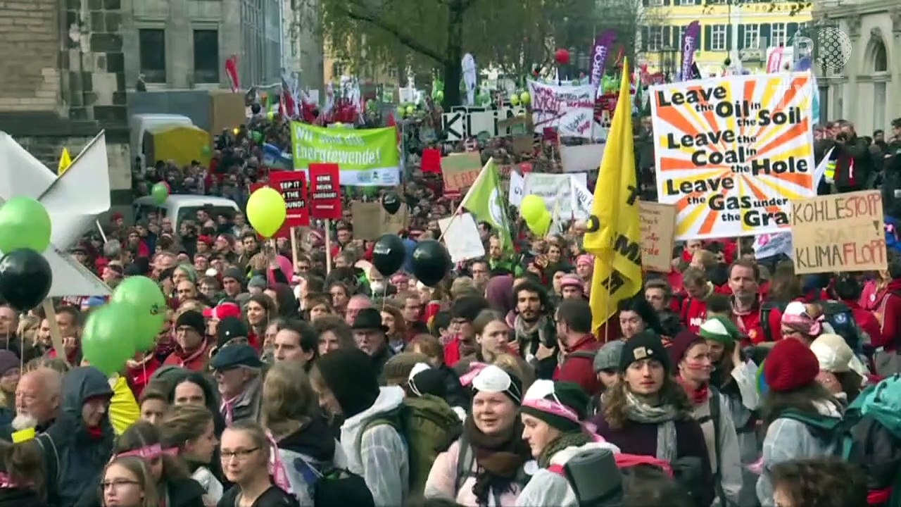 Kohle, nein danke: Tausende bei Klima-Demo in Bonn