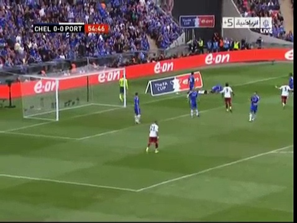 نهائي كأس الرابطة الإنكليزية:تشيلسي - بورتسموث / بيتر تشيك يتصدى لركلة جزاء