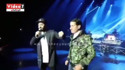 الزهر ملعبش.. تأجيل حفل "شيبة" فى أمريكا وتامر حسنى ينقذ الموقف