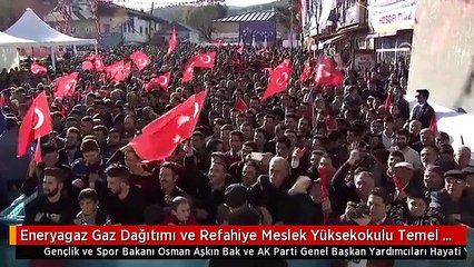 Eneryagaz Gaz Dağıtımı ve Refahiye Meslek Yüksekokulu Temel Atma Töreni - Yazıcı ve Bak