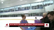 2018 Skate Ontario Sectional Qualifying - Pre Novice Invitational Short Program - Group 4