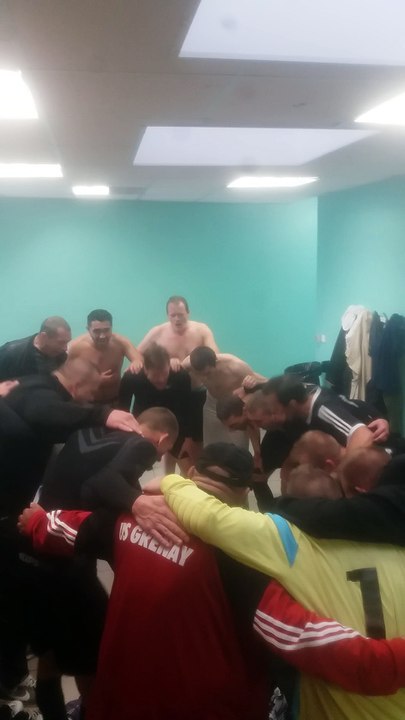 Cri de la victoire des seniors A en coupe demandrille