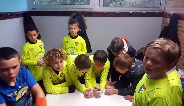 Victoire des U11. 3 à 2 contre ANGRES. Félicitations aux garçons.