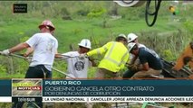 Puerto Rico cancela otro contrato ante denuncias de corrupción