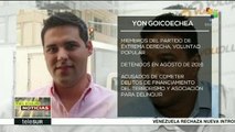 Venezuela: medida sustitutiva de libertad para Goicoechea y Guárate