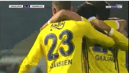 Giuliano Goal HD - Osmanlispor 0-1 Fenerbahce 04.11.2017