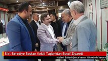 Siirt Belediye Başkan Vekili Taşkın'dan Esnaf Ziyareti