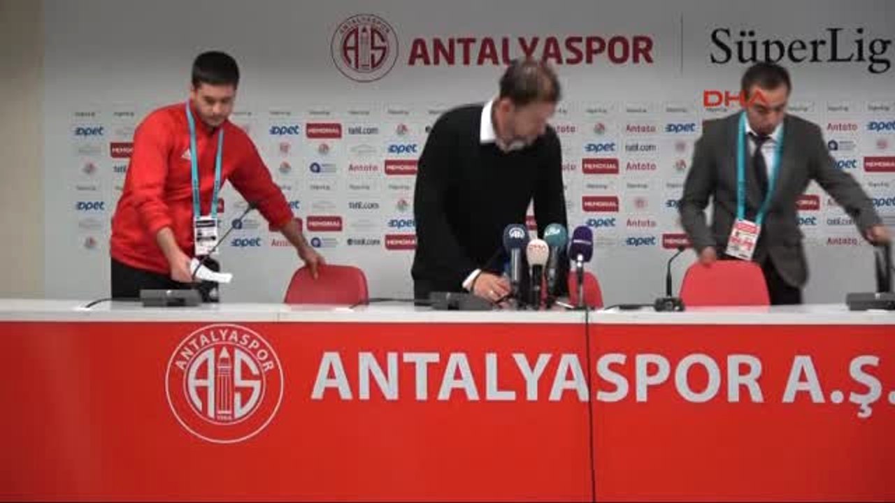 Antalyaspor- Kardemir Karabükspor Maçının Ardından
