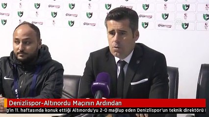 Denizlispor-Altınordu Maçının Ardından