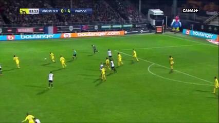 Kylian Mbappe Second Goal vs Angers (0-5)