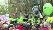 Protesto na Alemanha contra as mudanças climáticas