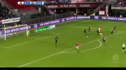 Wout Weghorst Goal HD - AZ Alkmaar	2-1	Willem II 04.11.2017