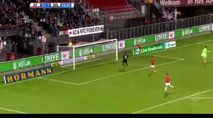 Weghorst W. Goal HD - AZ Alkmaar	3-1	Willem II 04.11.2017