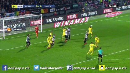La ridicule simulation de Kylian Mbappe a Angers