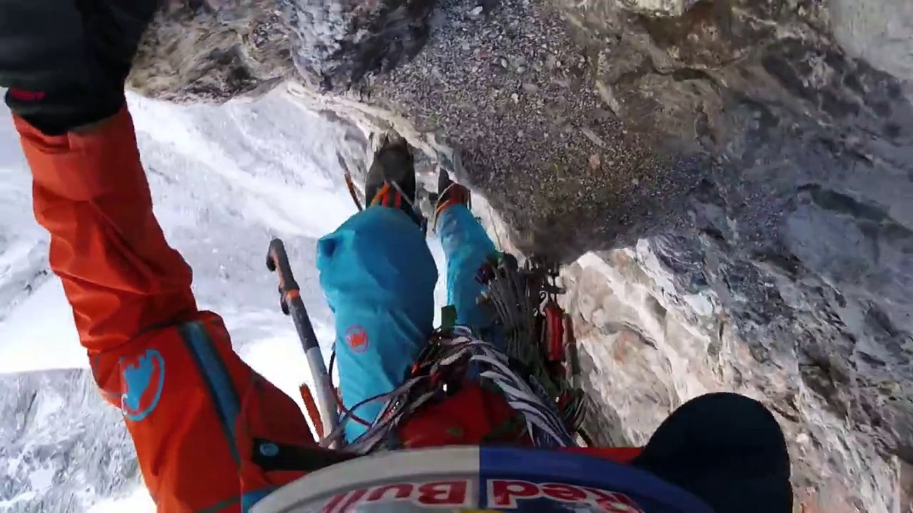 Climbing Porn - Incredible climbing footage of David Lama and...[via torchbrowser.com]