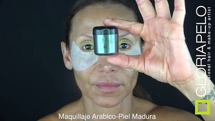 Maquillaje Arabico (Piel Madura-Mujeres 50+) Evento - Noche