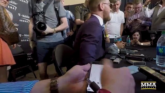 Conor McGregor Grand Arrivals Media Scrum – MMA Fighting