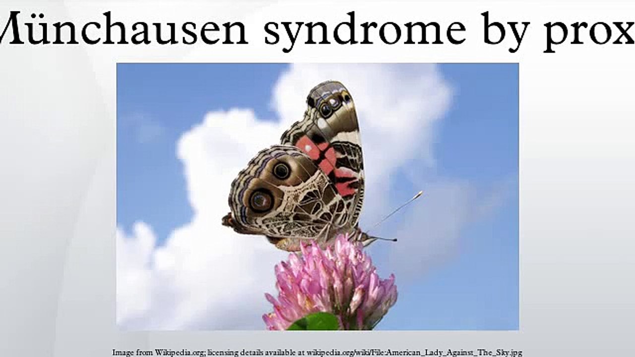 Münchausen syndrome by proxy