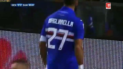 Fabio Quagliarella  Goal HD - Genoa	0-2	Sampdoria 04.11.2017