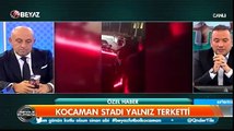 Aykut Kocaman stadı yalnız terketti