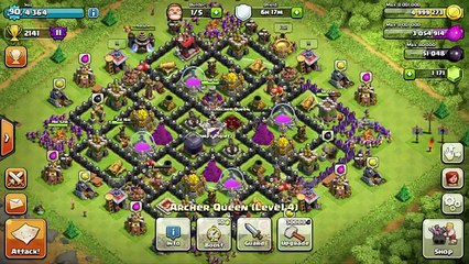 Clash of Clans - Road to Max TH9 Ep. 3 - Farming and Gemming Queen!