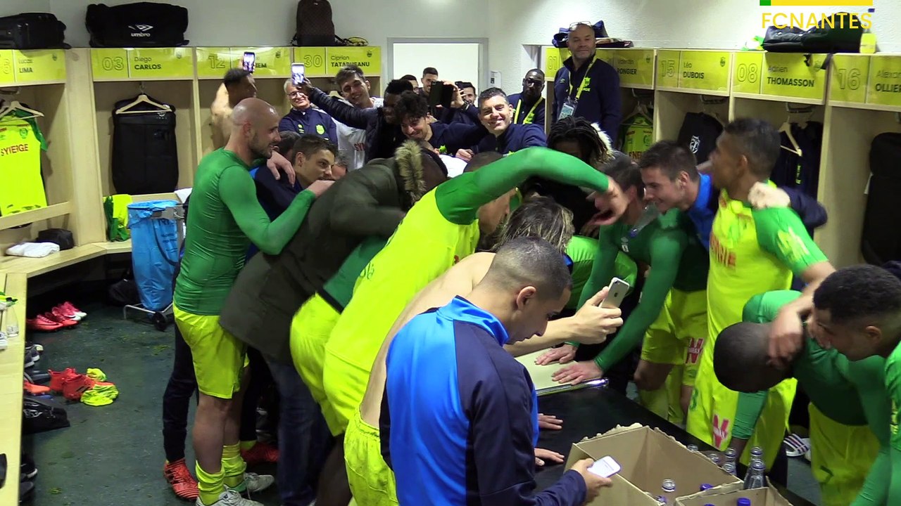 FCN-TFC : la joie du vestiaire