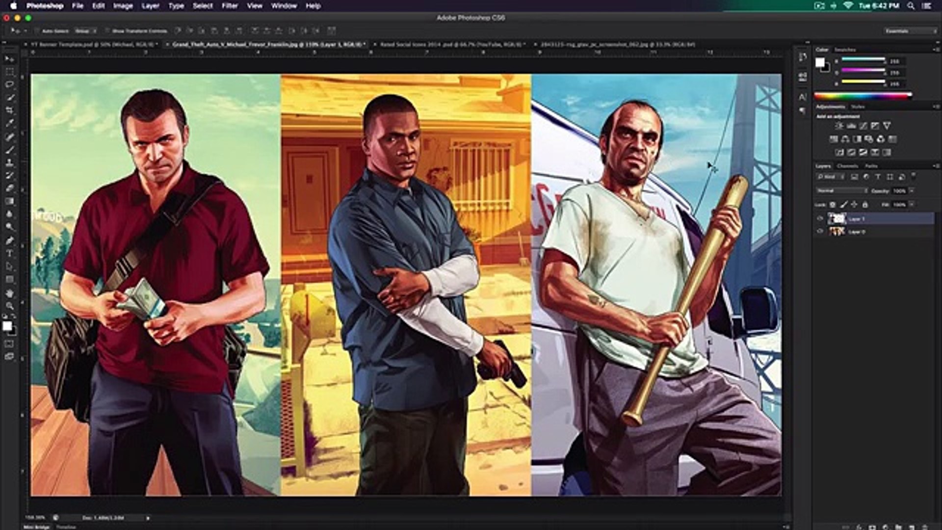 ⁣How To Make An ADVANCED YouTube Banner In Photoshop 2016! Channel Art Tutorial!