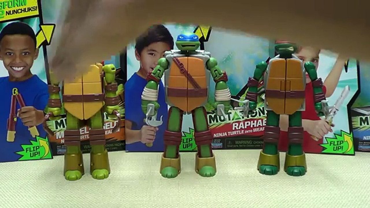 Teenage Mutant Ninja Turtles MUTATIONS TURTLES TO WEAPONS: EmGos TMNT Reviews N Stuff