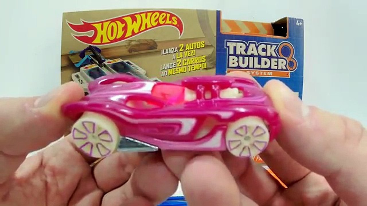 Hot Wheels Track Builder System Lançador para 2 Pistas em Português