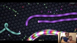 Slither.io - Выращиваем жирную змею! #1 Канал Принцесса Милана