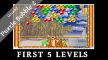 (first five levels) Puzzle Bobble 2, Taito, 1996, arcade